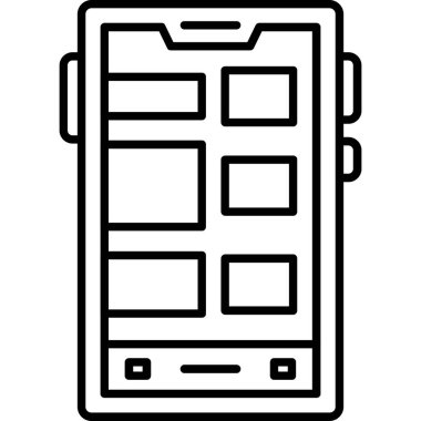 mobil web geliştirme simgesi, özet biçimi