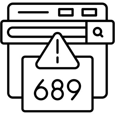 veri güvenlik simgesi. Web için veri güvenlik vektör simgesinin özet çizimi