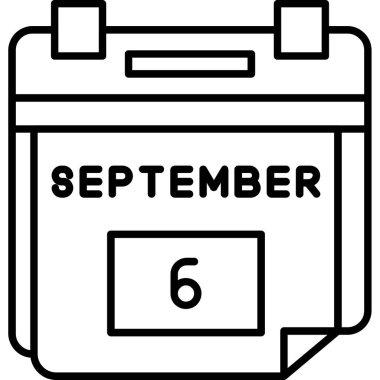 Takvim simgesi. vektör illüstrasyonu