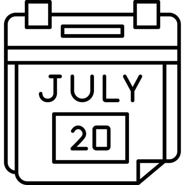 Bir günlük takvimde 20 Temmuz tarihi