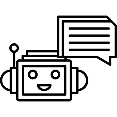 Sohbet mesajı simgesi, özet biçimi