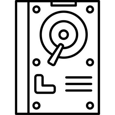 CD mi? Web simgesi basit illüstrasyon