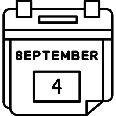 takvimin vektör simgesi tasarımı