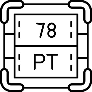 Sekiz numaralı simge, vektör illüstrasyonu