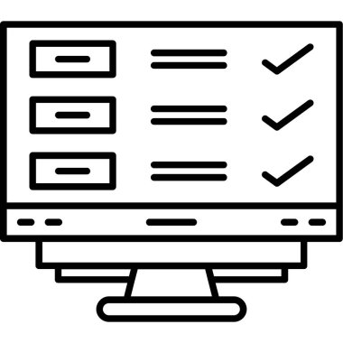 tarayıcı veri simgesi vektör illüstrasyonu