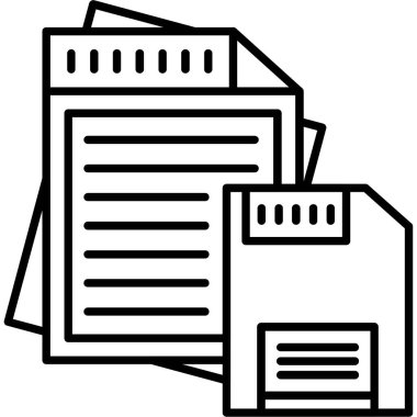 kağıt kağıt simgesi, özet biçimi