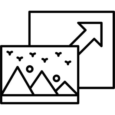 bayrak ikonu vektör illüstrasyonu