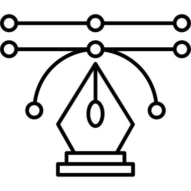 Modern simgenin vektör illüstrasyonu