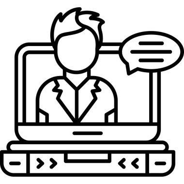 Çağrı merkezi operatör simgesi. beyaz arkaplanda izole edilmiş web tasarımı için ana hat çağrı merkezi müşteri vektör simgesi