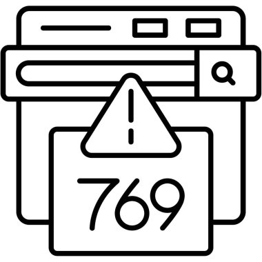 Bilgisayar veri simgesi ana hatları vektörü. Bilgisayar. bilgisayar