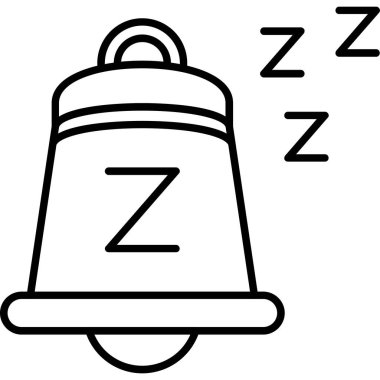 Alarm saati uyku simgesi