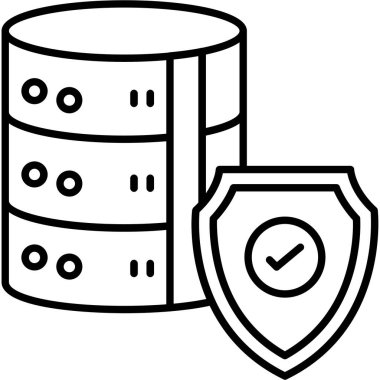 sunucu merkezi simgesi ana hat biçiminde