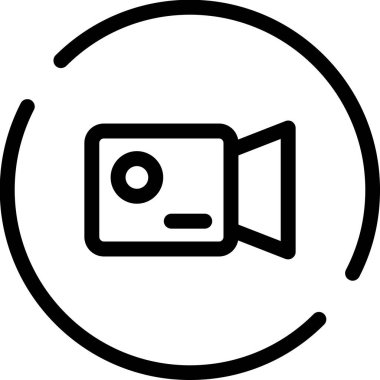 Video kamera. Basit resimleme