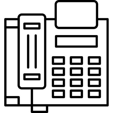 - Telefon. Web simgesi basit illüstrasyon