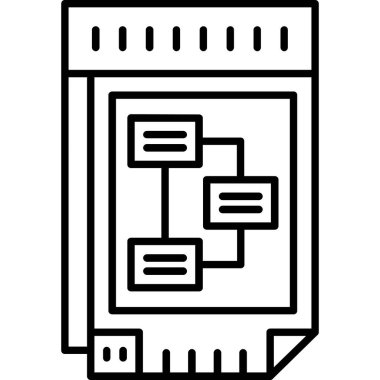 Sunucu simgesi, vektör illüstrasyonu