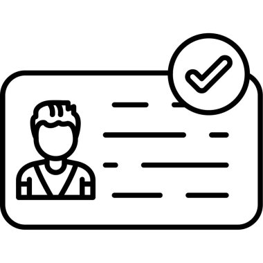 Kimlik kartı simgesi, özet biçimi