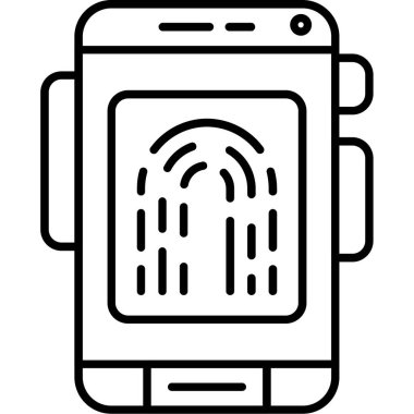 cep telefonu simgesi. Beyaz arkaplanda izole edilmiş web tasarımı için akıllı telefon vektör simgesi