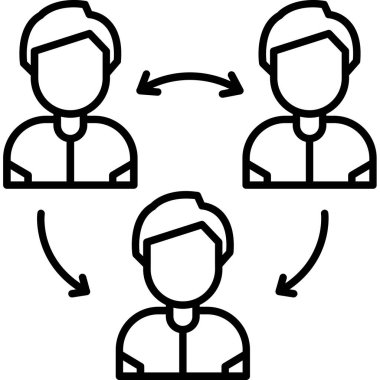 business team meeting icon