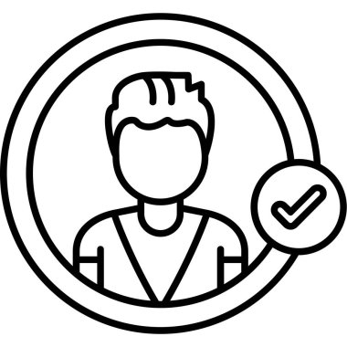 Müşteri hizmeti simgesi vektör çizimi çizimi