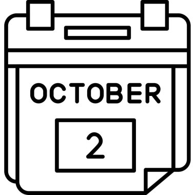 Takvim simgesi, vektör çizimi