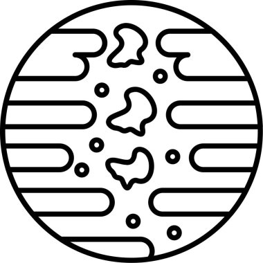 Bir uydunun vektör çizimi