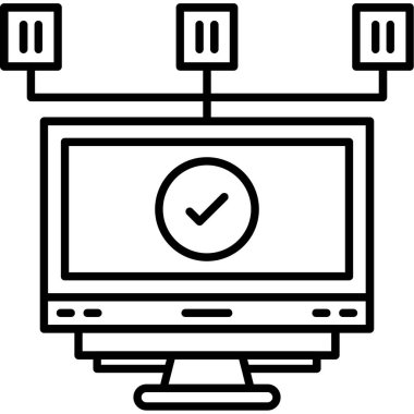 izleyici simgesi, vektör illüstrasyonu