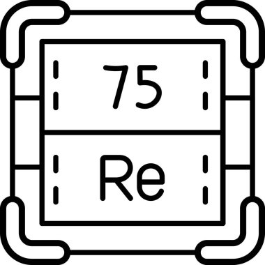 periyodik tablo vektör illüstrasyonu