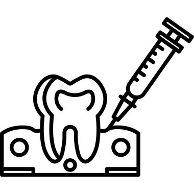 diş ve tıbbi araçlar simgesi, özet biçimi