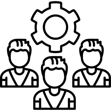 iş takımı takım çalışması simgesi