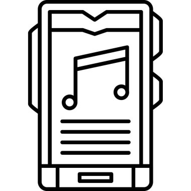 Müzik çalar simgesi, özet biçimi