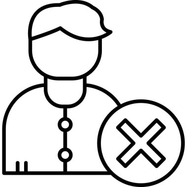 Beyzbol ikonu olan adam, vektör illüstrasyonu