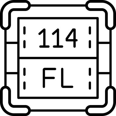 Miami bayrağı, vektör illüstrasyonu