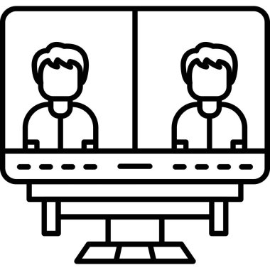 ofis masası simgesi, özet biçimi