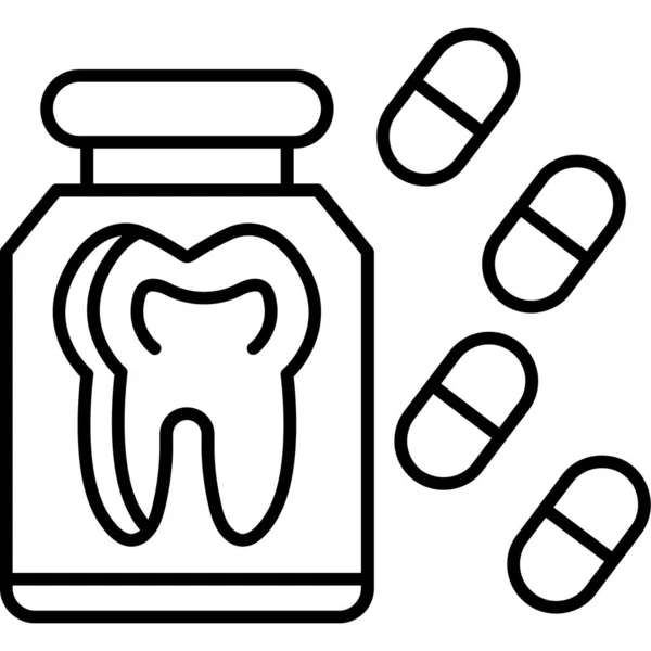 Diş. Web simgesi basit tasarım