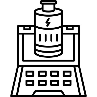 pil vektör illüstrasyonu