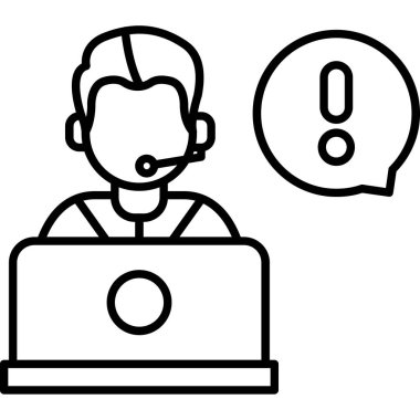 Çağrı merkezi simgesi, özet biçimi