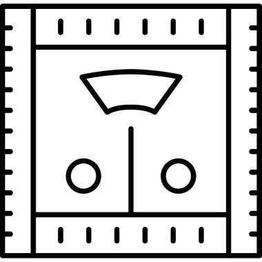 Sinema tiyatrosu simgesi ana hatlarıyla
