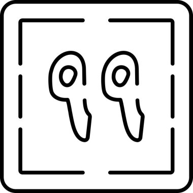 Bir kadın simgesinin vektör illüstrasyonu