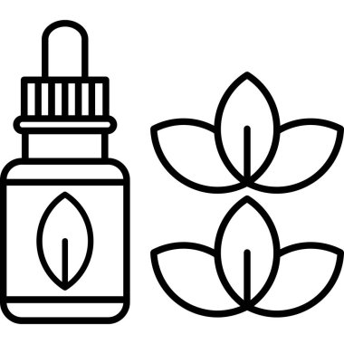 parfüm simge vektör çizim