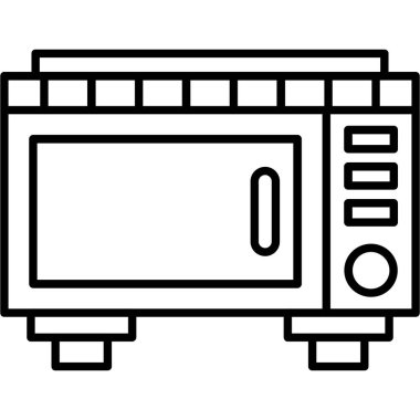 Televizyon. Web simgesi basit tasarım