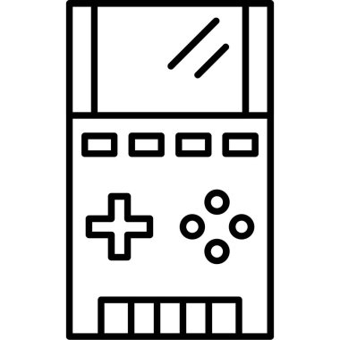 Oyun denetleyici simgesi, anahat stili