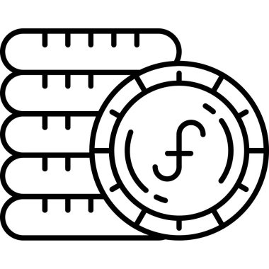 Bozukluklar. Web simgesi basit illüstrasyon