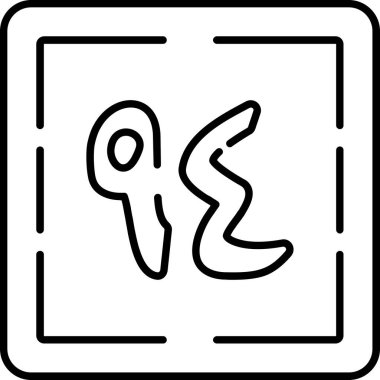 Köpek simgesi olan bir kadının vektör çizimi