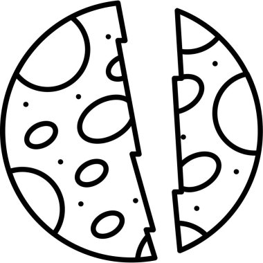 Yemek. Web simgesi basit illüstrasyon