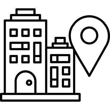 konum haritası simgesi, özet biçimi