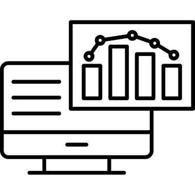 veri grafik simgesi, özet biçimini analiz eder