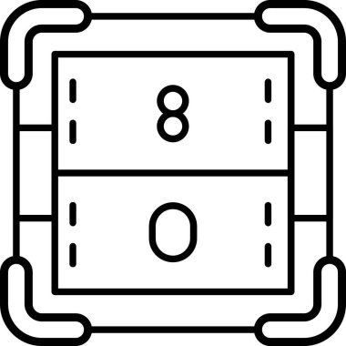 oyun simgesi, basit vektör illüstrasyonu