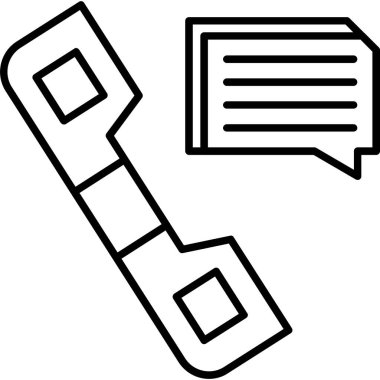 Sohbet ileti simgesi ana hat biçimi