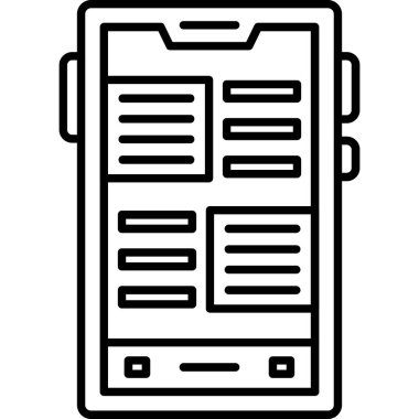 Akıllı telefon simgesi, özet biçimi