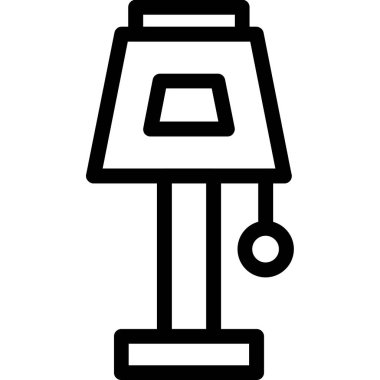 lamba ışığı simgesi, vektör illüstrasyonu